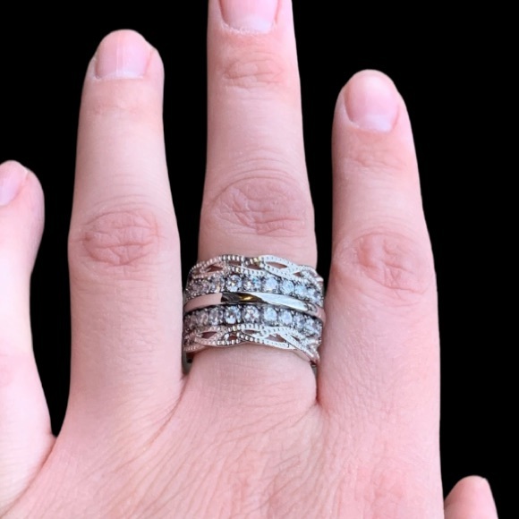 STERLING SILVER FASHION RING - Picture 4 of 11